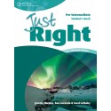 Just Right Pre-Intermediate Workbook Without Key + Audio CD